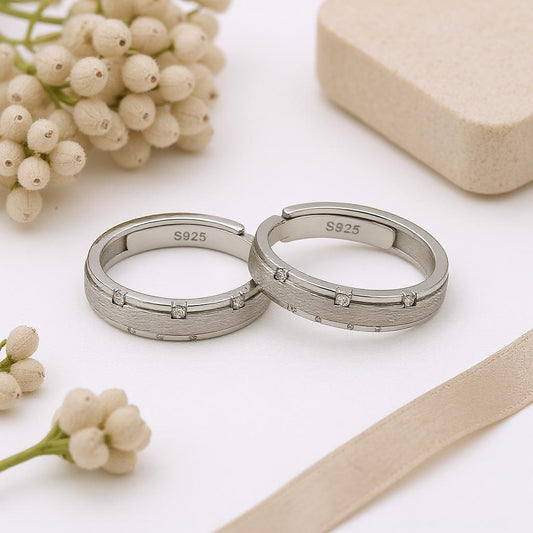 Forever Us Couple Rings Pair V15