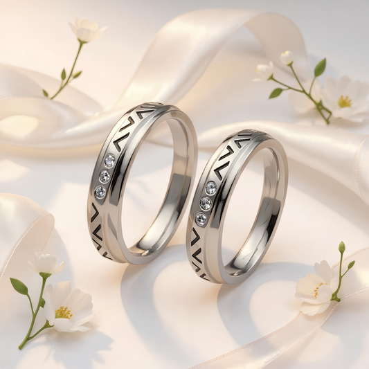 Forever Us Couple Rings Pair V14