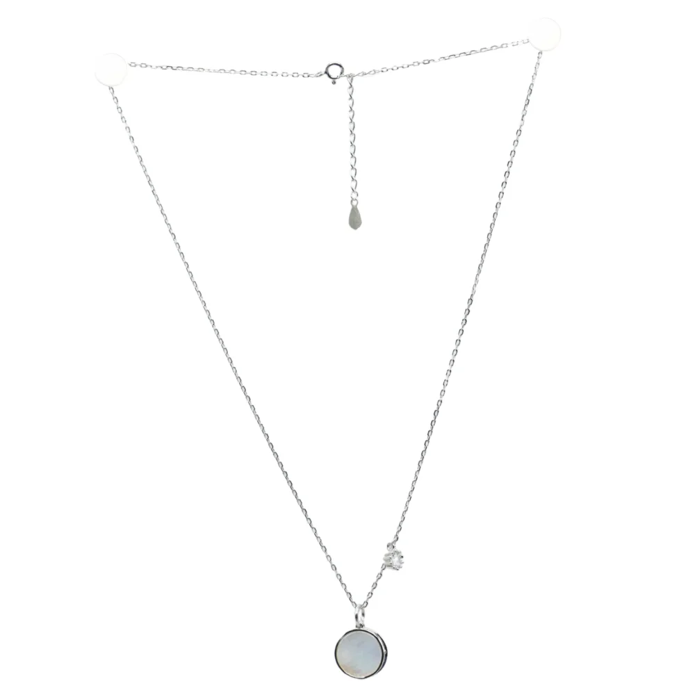 Mother of Pearl Serenity Chain Pendant - Image 3