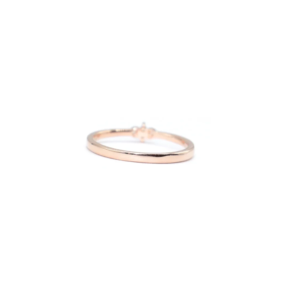 Rose Gold Sparkle Ring - Size 5 - Image 3