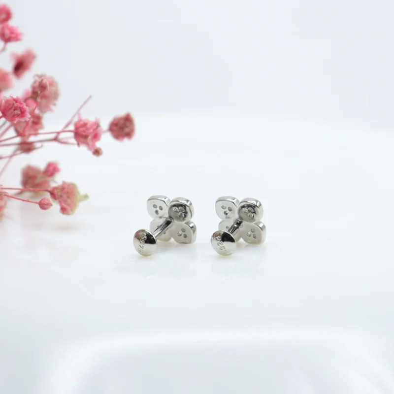 Twinkling Petal Earrings - Image 3