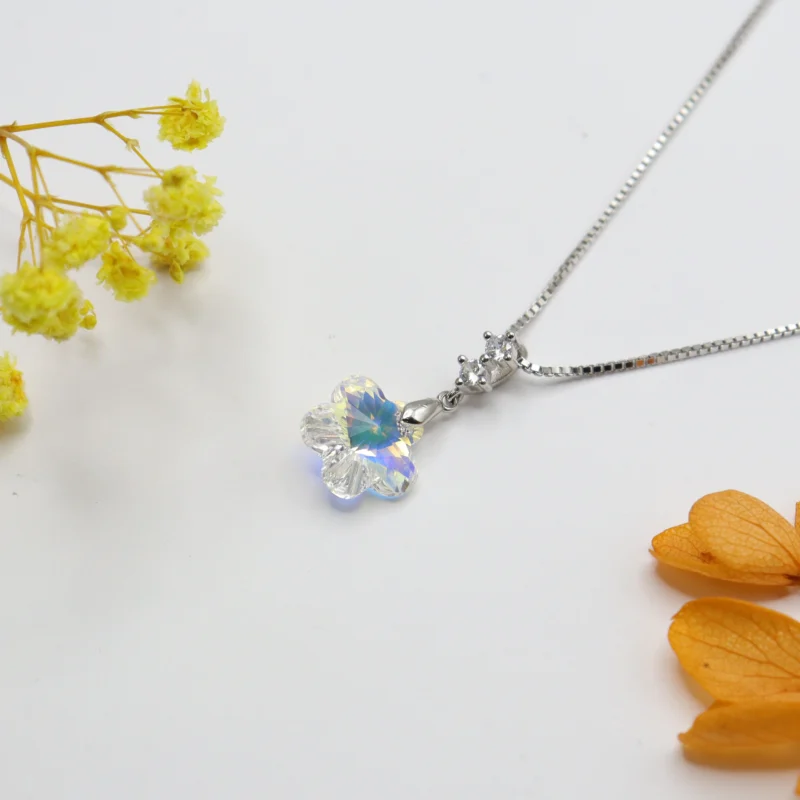 Sunset Bloom Chain Pendant