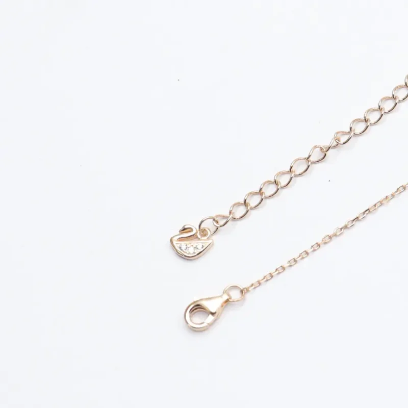 Graceful Swan Rose Gold Pendant - Image 3