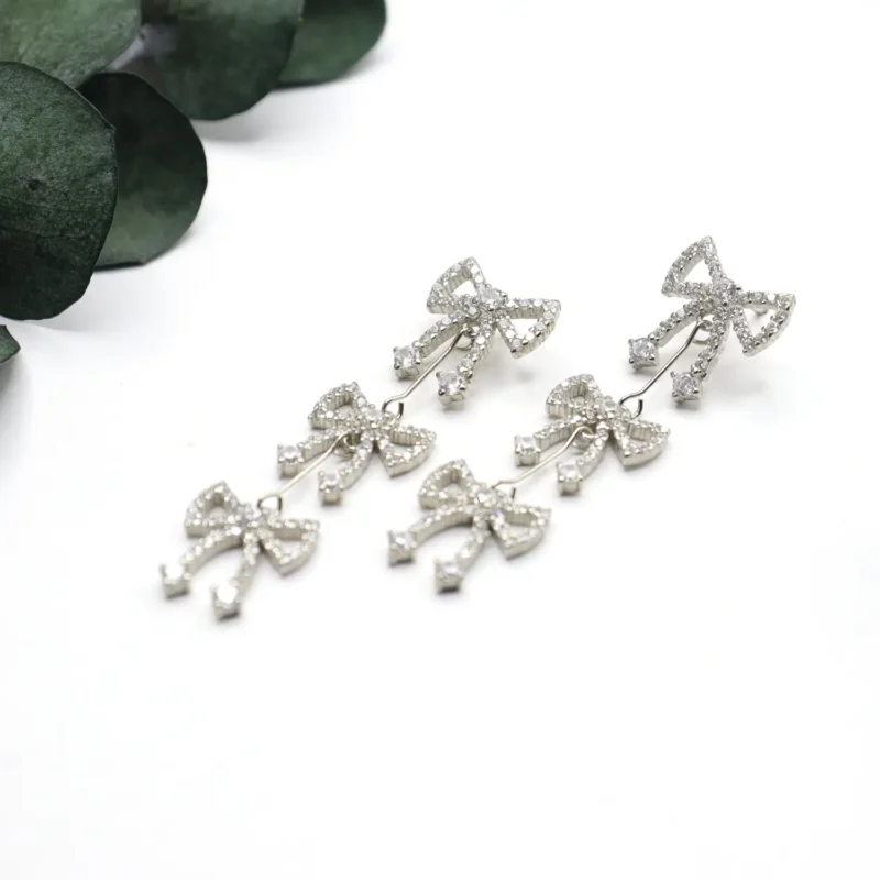 Crystal Blossom Earrings - Image 4