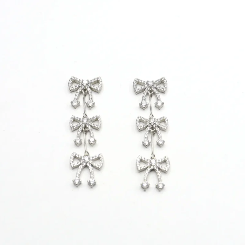 Crystal Blossom Earrings - Image 3