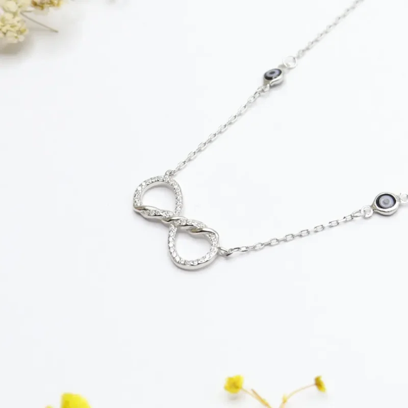 Infinity Charm Chain Pendant - Image 2