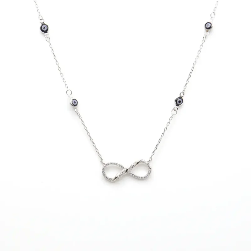 Infinity Charm Chain Pendant - Image 4