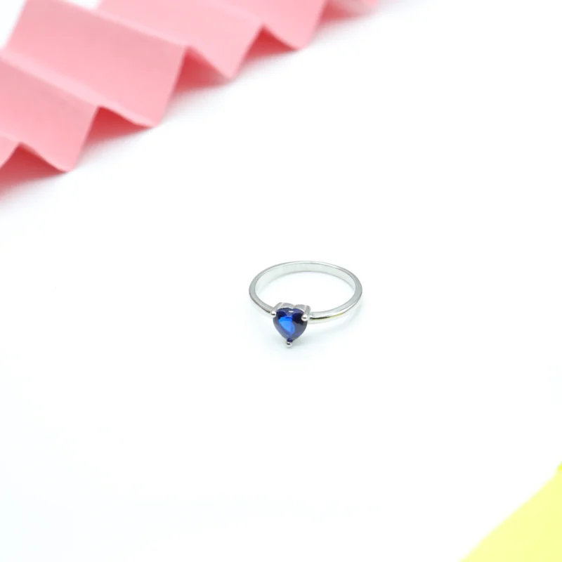 Navy Heart Ring - Image 3