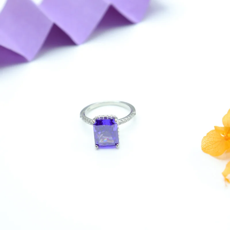 Violet Dream Crystal Ring